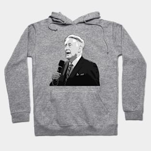 Vin Scully Portrait Illustration Hoodie